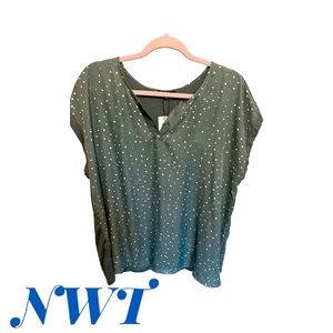 NWT Size 2X Paper moon Top